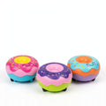 Pull Back And Go Racing Car shaped like a doughnut with assorted design