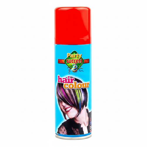 Party Success Red Temporary Hair Colour Spray 125ml - hero shot on white background, Amazon and eBay compliant