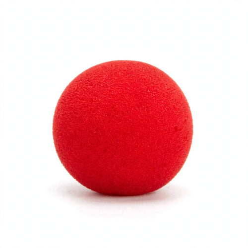 Red sponge nose made from soft sponge material