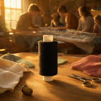 Black Cotton Sewing Thread 500 Yards