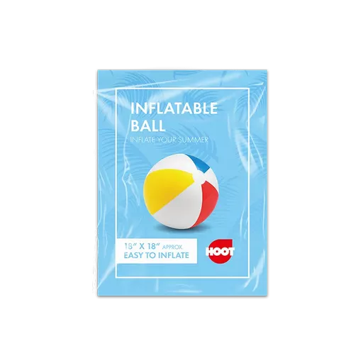 Inflatable Ball 18 Inch — colourful PVC ball for outdoor kids summer fun