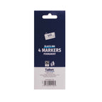 Tallon 4 Pack Black Permanent Markers Chisel Tip