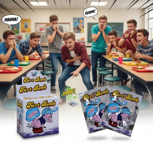 Hilarious Silver Fart Bomb Prank Bags - Pack of 50 | Why Not Shop - Why Not Shop
