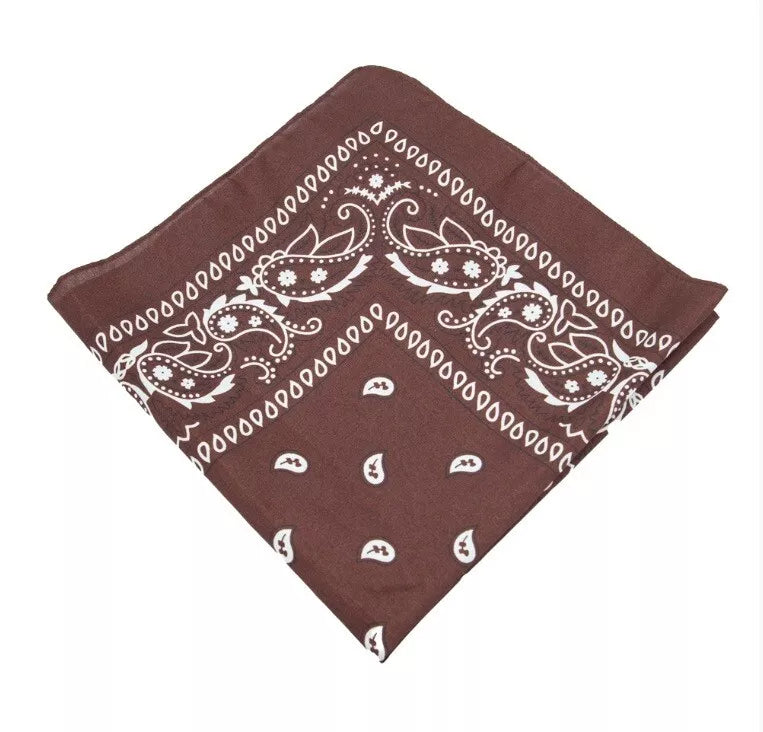 Cowboy Bandana - Brown | Merthyr Tydfil | Why Not Shop Online
