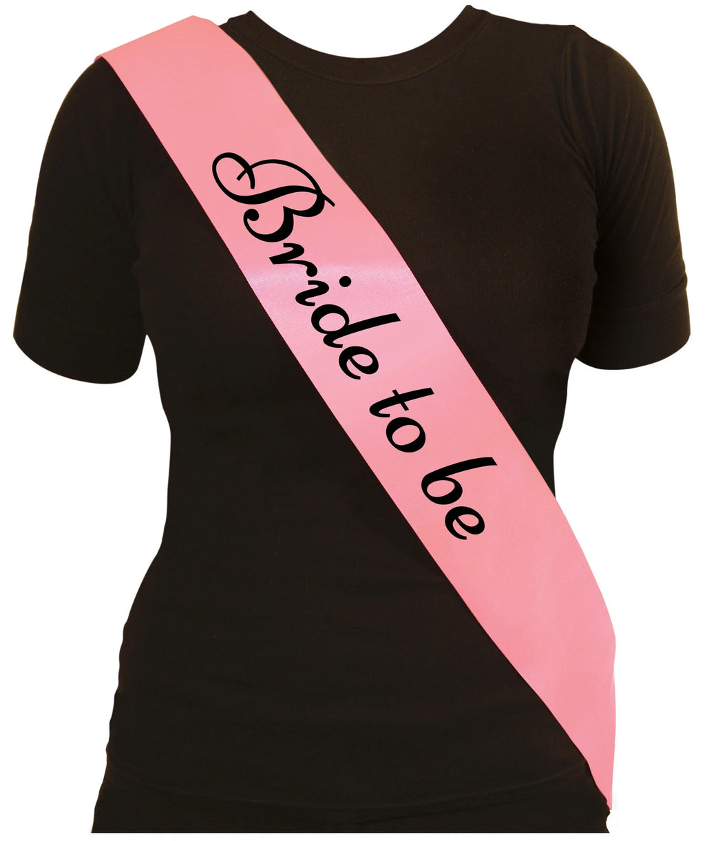 Pink Bride To Be Hen Party Sash