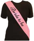 Pink Bride To Be Hen Party Sash