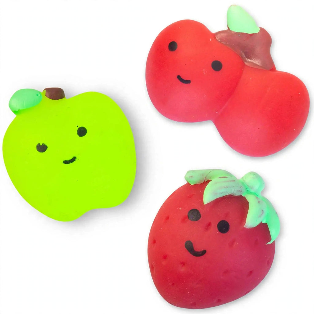 Scrunchems Squishy Buddies Fab N Fruity single fruit-shaped squishy toy