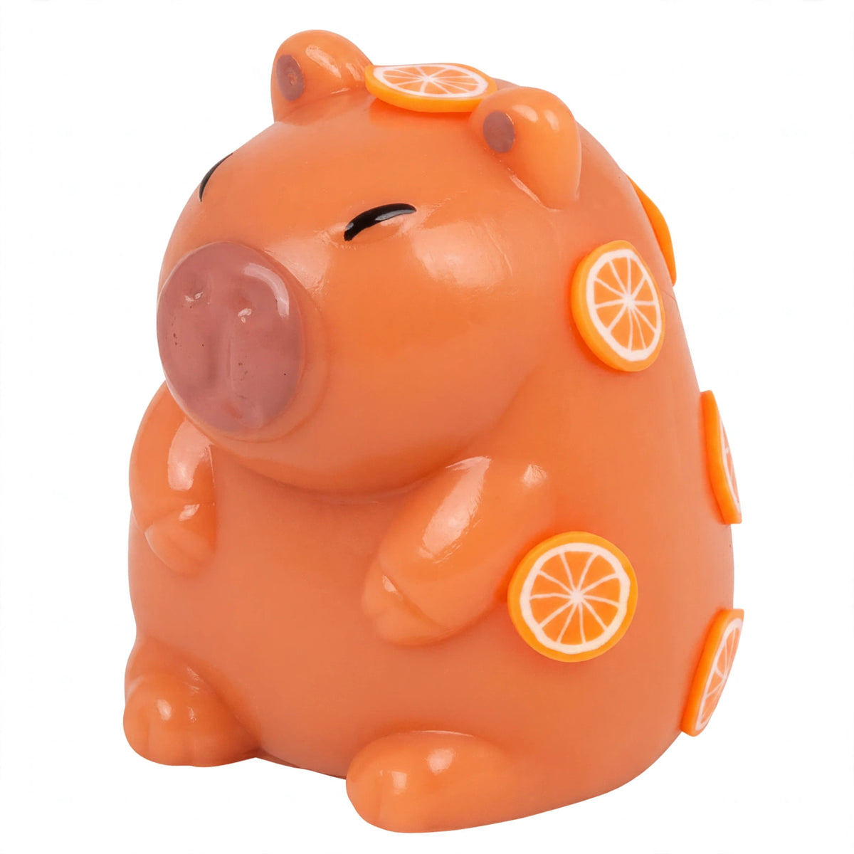 Scrunchems Sticky Squishy Capybara sensory toy with sticky surface and soft foam body
