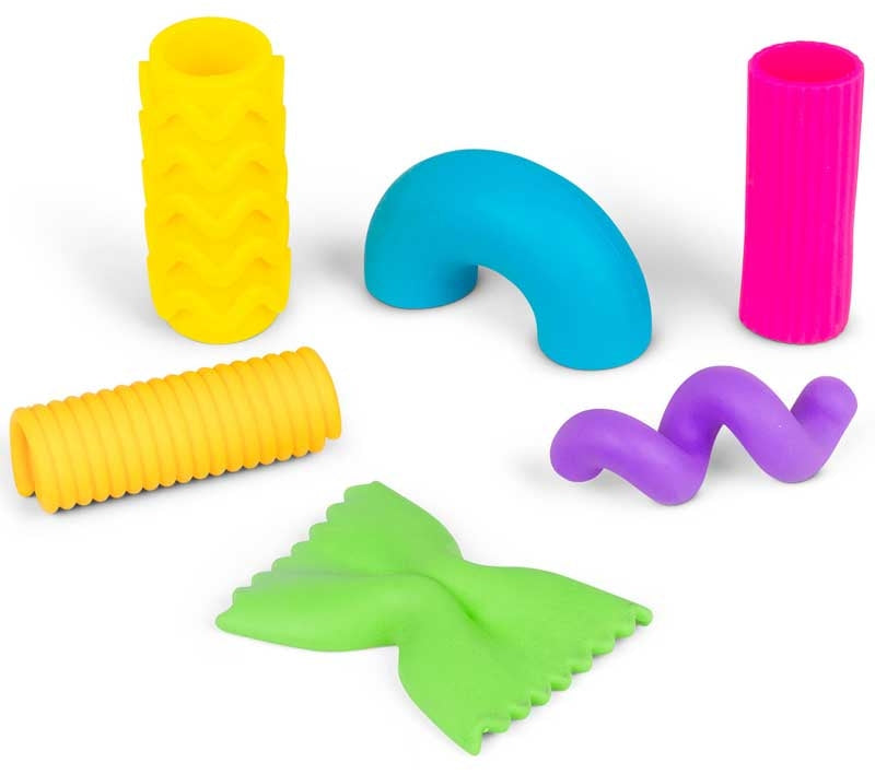 Scrunchems Stretchy Squeezy Pasta Shapes Sensory Toy