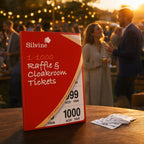 Silvine 1000 Cloakroom Raffle Tickets Security Numbered