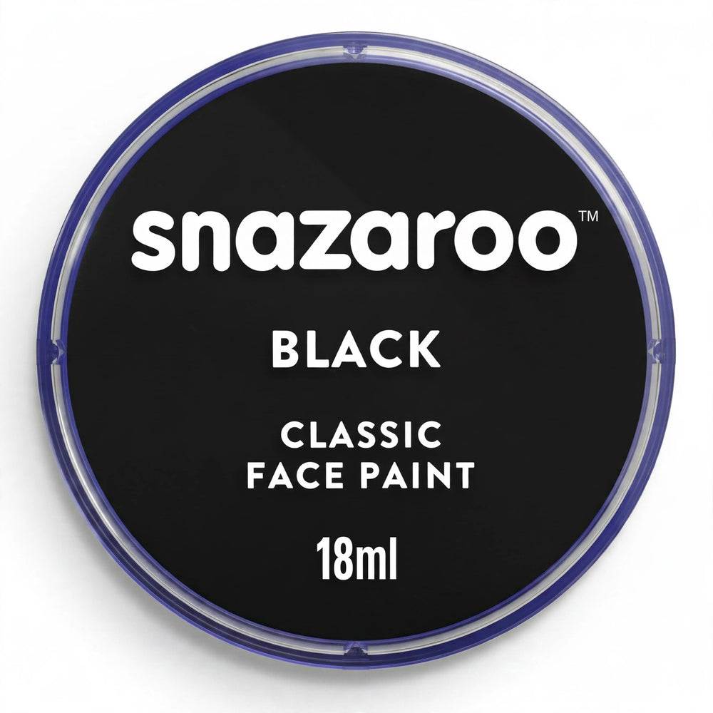 Snazaroo Classic Black Face Paint in a 18ml tube
