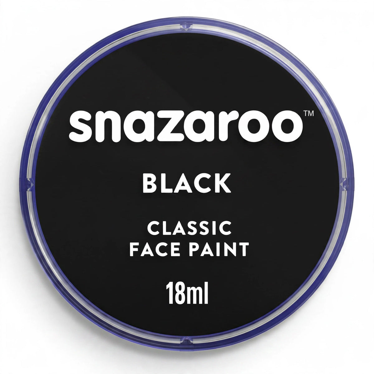 Snazaroo Classic Black Face Paint in a 18ml tube
