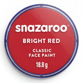 Snazaroo Classic Bright Red Face Paint in 18ml container