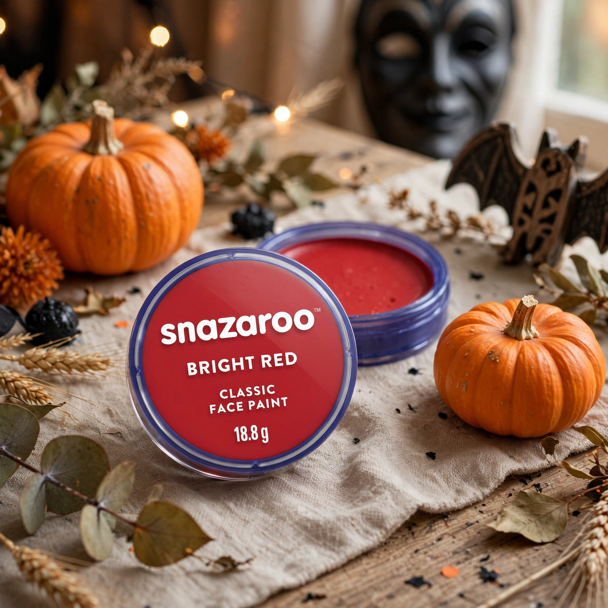 Snazaroo Classic Bright Red Face Paint being applied at a party