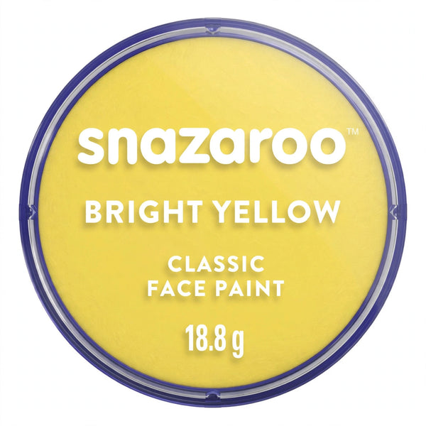 Snazaroo Classic Bright Yellow Face Paint in 18ml