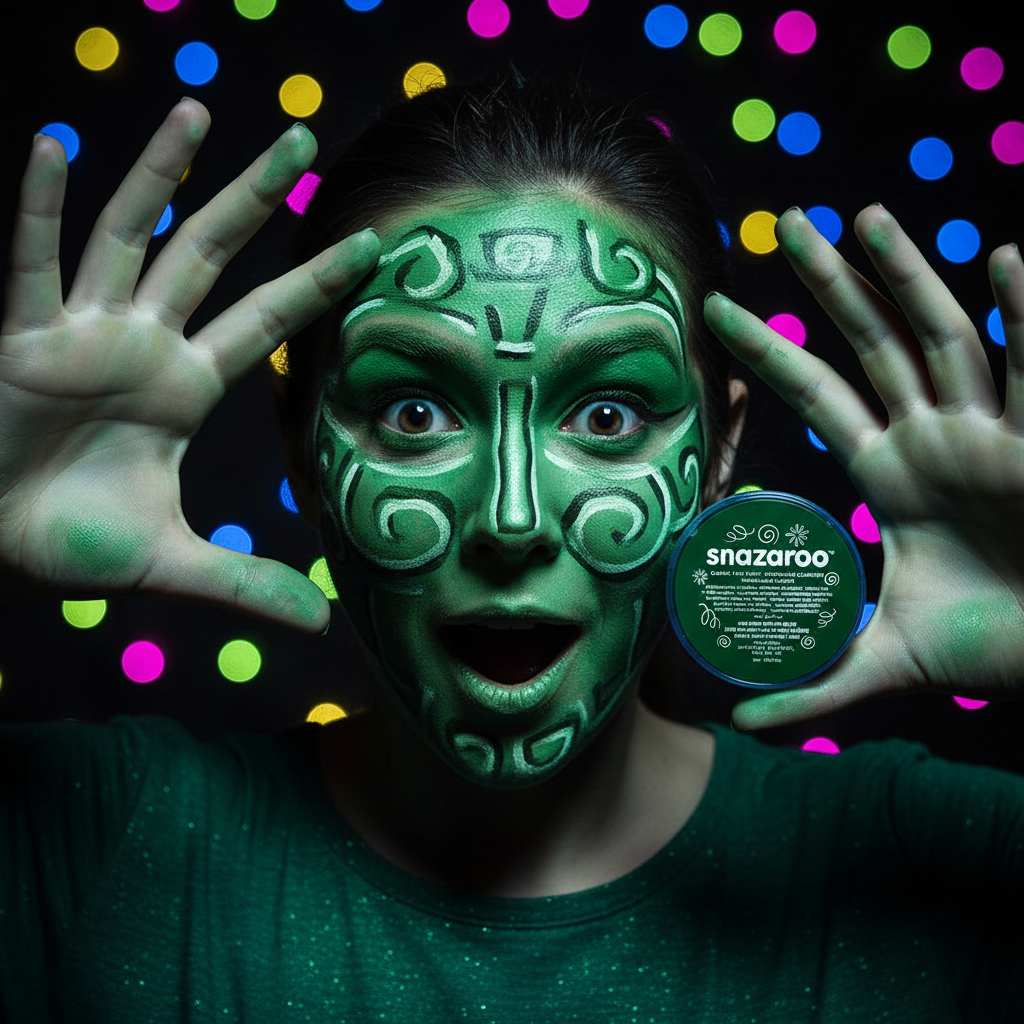 Snazaroo Face Paint Classic Dark Green 18ml | Merthyr Tydfil | Why Not Shop Online