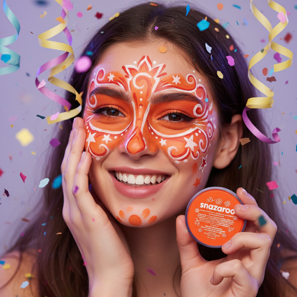 Snazaroo Face Paint Classic Dark Orange 18Ml | Merthyr Tydfil | Why Not Shop Online