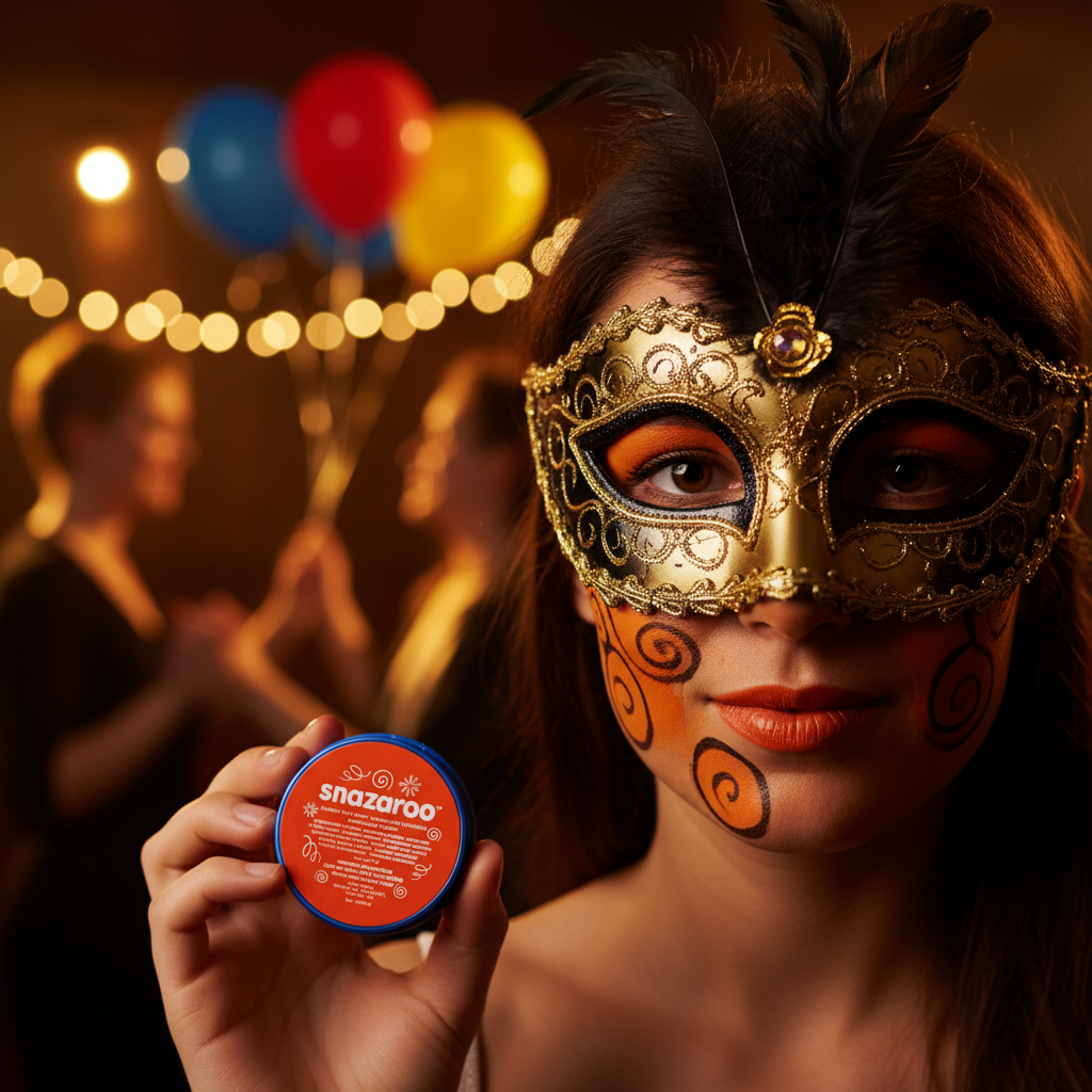 Snazaroo Face Paint Classic Dark Orange 18Ml | Merthyr Tydfil | Why Not Shop Online