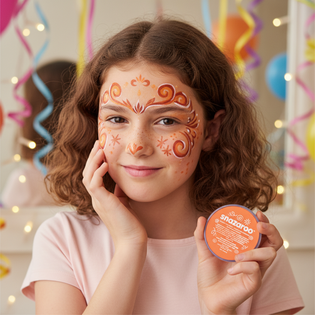 Snazaroo Face Paint Classic Dark Orange 18Ml | Merthyr Tydfil | Why Not Shop Online
