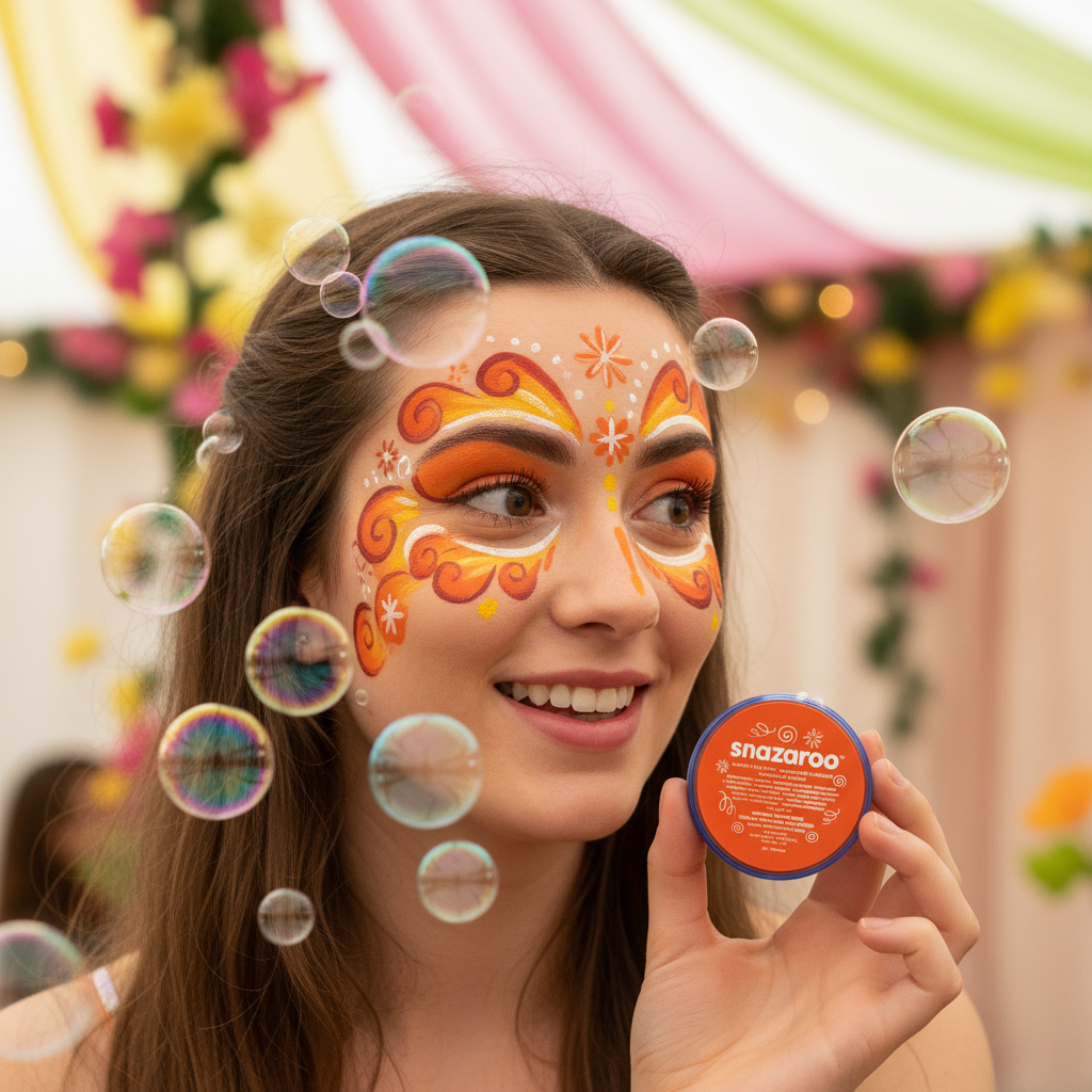 Snazaroo Face Paint Classic Dark Orange 18Ml | Merthyr Tydfil | Why Not Shop Online