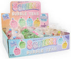 Stretch & Squeeze Bubble Tea Gel Toy Assorted Colours