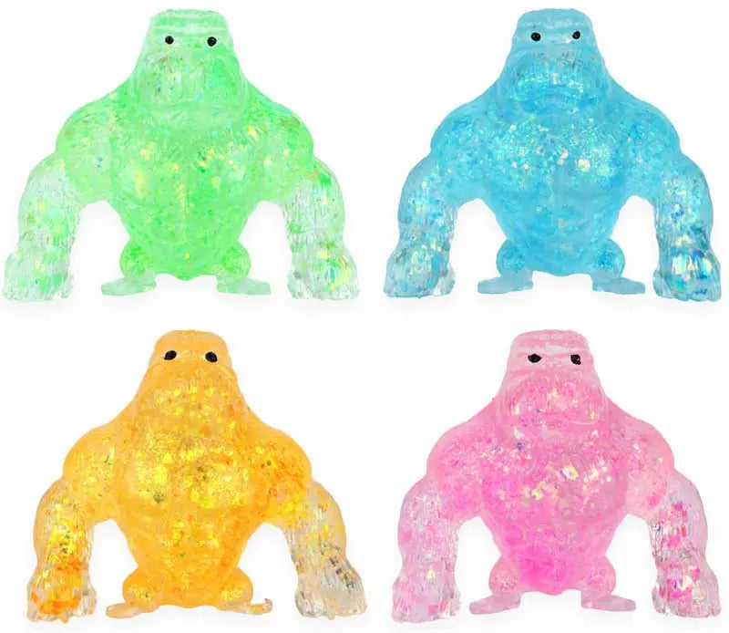 Stretch & Squeeze Gorilla Gel Toy Assorted Colours