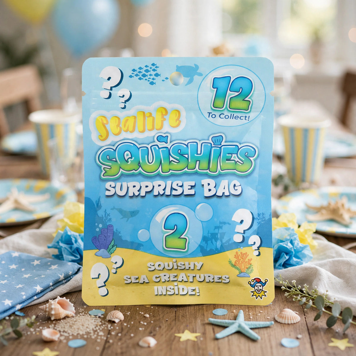 Squishy Sealife Surprise toys used for sensory play and party favours