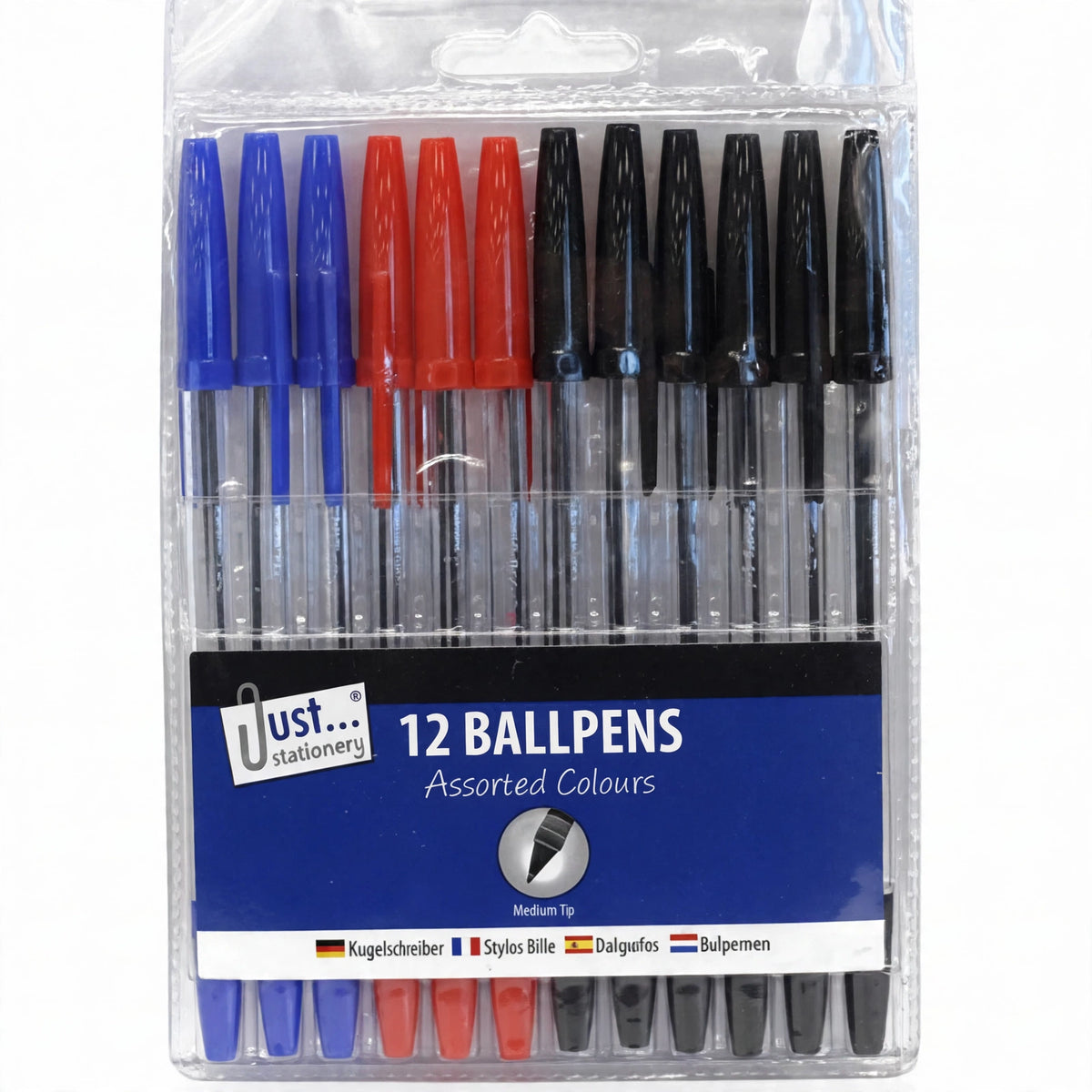 Close-up view of Tallon ballpoint pen tip and ink flow