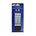 Tallon Dry Wipe Markers pack of 4 with black ink