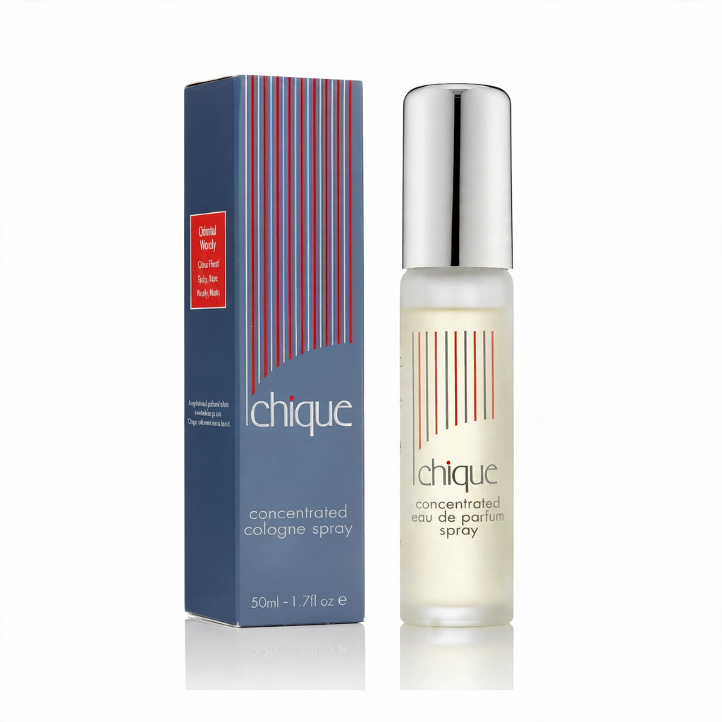 Taylor Of London Chique 50ml concentrated EDT spray in frosted glass bottle with silver spray pump