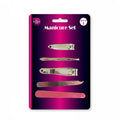 The Accessory Shop 5 Piece Manicure Set compact kit with nail care essentials
