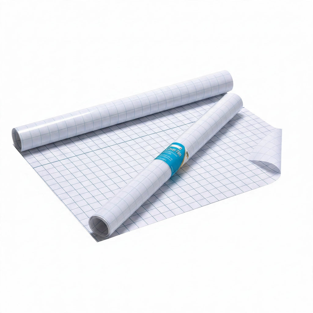 Tiger Book Cover Film transparent self-adhesive roll sized 33cm by 1m