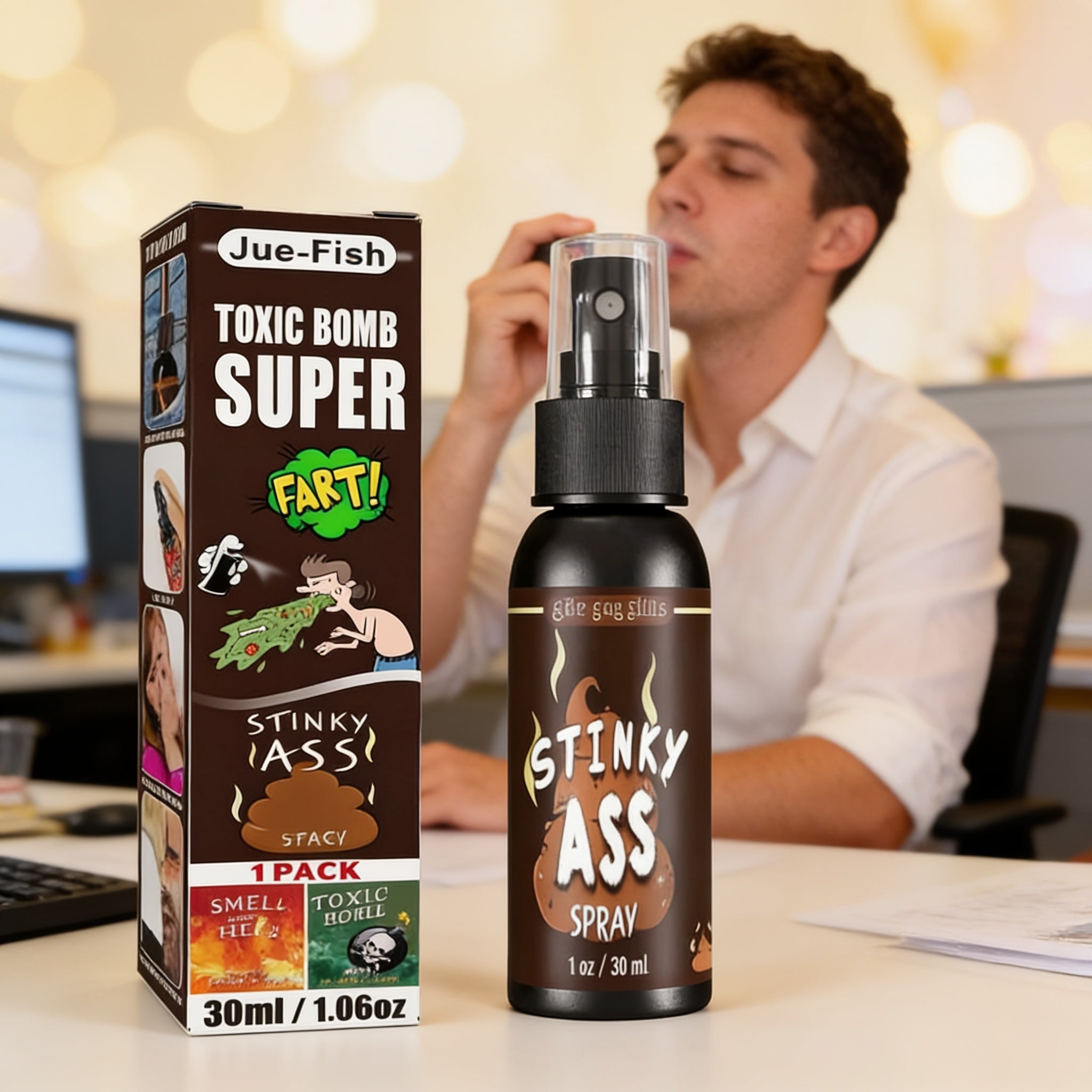 Toxic Bomb Stinky Ass Fart Spray