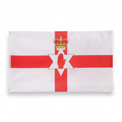 Ulster Flag measuring 5ft by 3ft with Ulster design