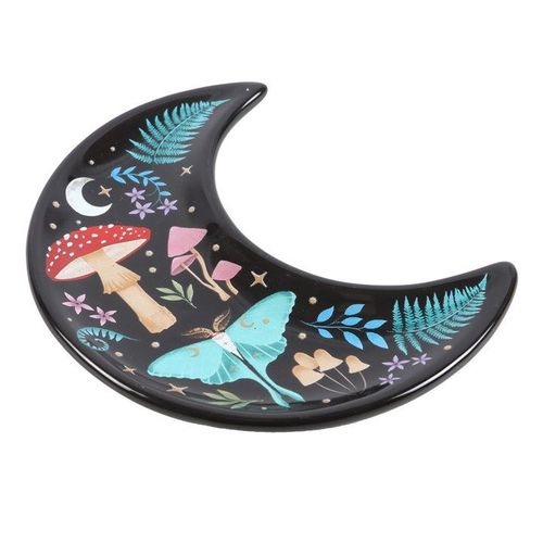Crescent Moon Dark Forest Print Trinket Dish | Merthyr Tydfil | Why Not Shop Online