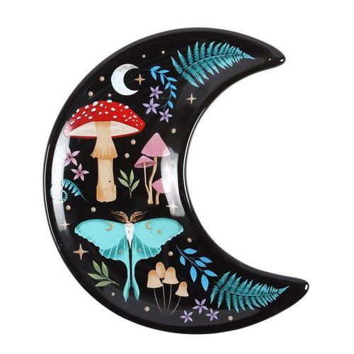 Crescent Moon Dark Forest Print Trinket Dish | Merthyr Tydfil | Why Not Shop Online