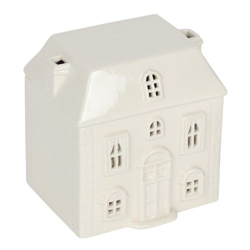 White Ceramic House Oil Burner | Merthyr Tydfil | Why Not Shop Online