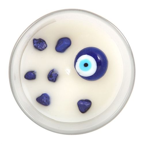 All Seeing Eye White Sage Crystal Chip Protection Candle | Merthyr Tydfil | Why Not Shop Online