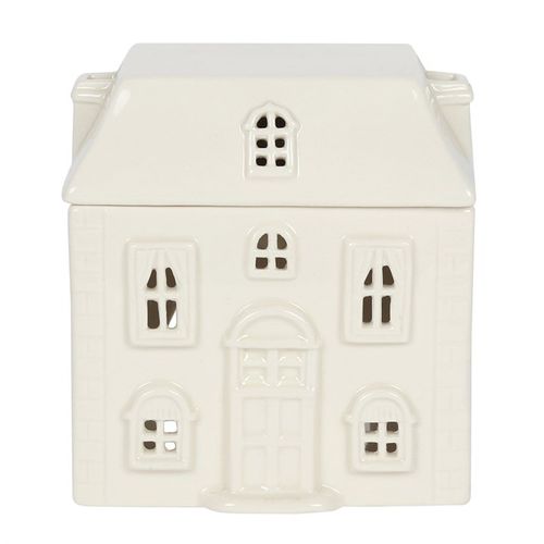White Ceramic House Oil Burner | Merthyr Tydfil | Why Not Shop Online