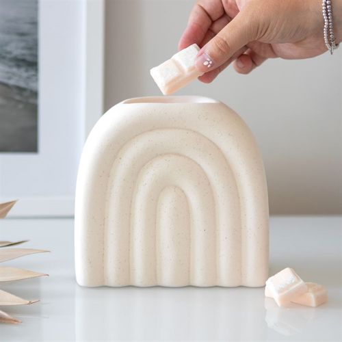 Cream Speckle Arch Oil Burner | Merthyr Tydfil | Why Not Shop Online