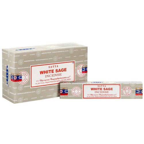 Set of 12 Packets of White Sage Incense Sticks by Satya | Merthyr Tydfil | Why Not Shop Online