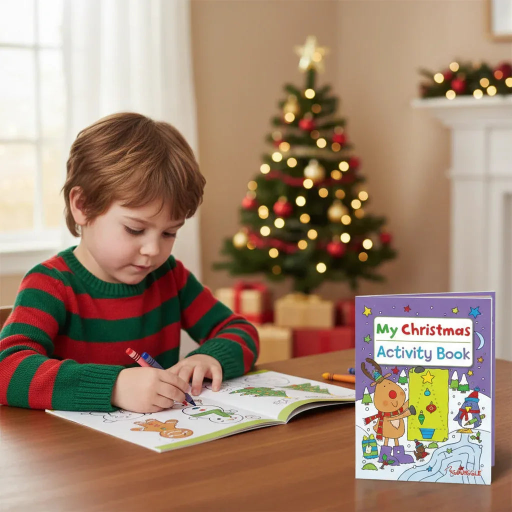 Christmas Activity & Colouring Book - A4 Size - Why Not Shop