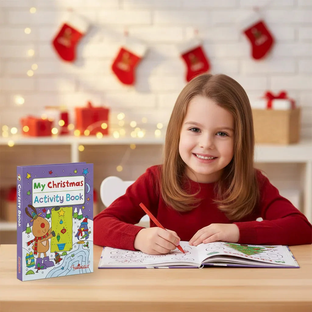Christmas Activity & Colouring Book - A4 Size - Why Not Shop