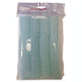 Velcro hair rollers pack of 12 in light blue 28mm size