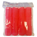 Velcro hair rollers pack of 12 in pink with 44mm diameter