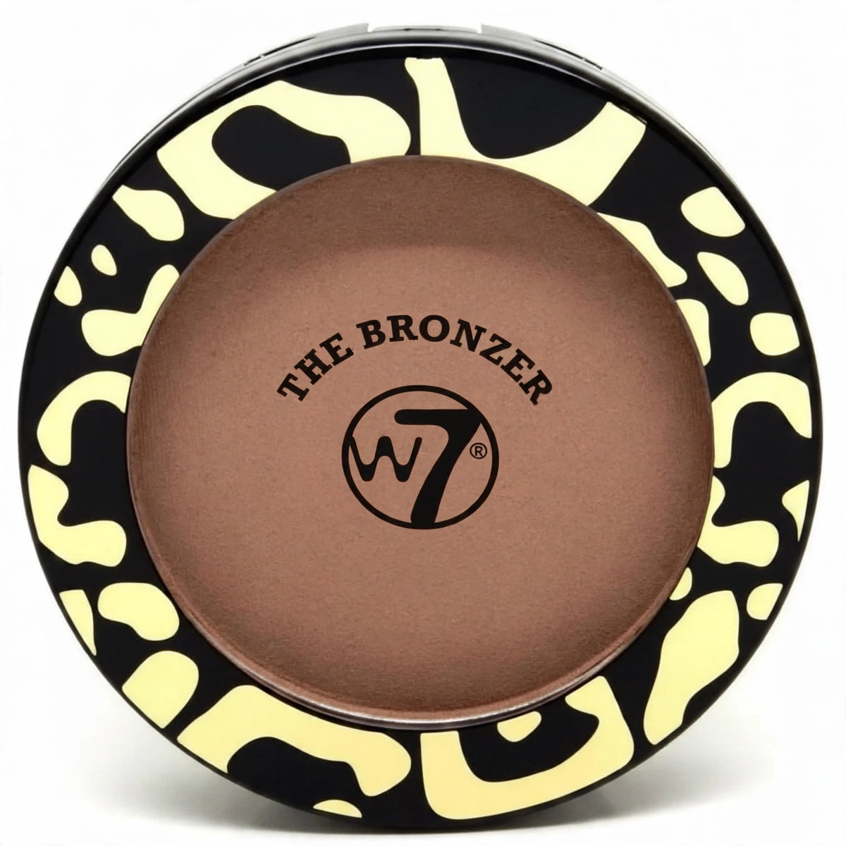 Close-up view of W7 The Bronzer Matte Bronzing Powder Compact powder surface