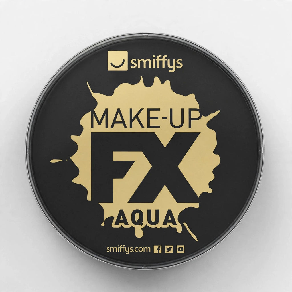 Close-up of Smiffys black face and body paint 16ml pot