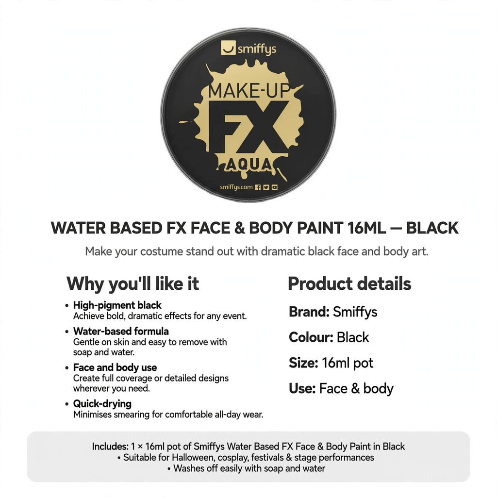 Water-based formula that is gentle on skin and easy to remove with soap and water