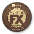 Smiffys Water Based FX Face and Body Paint in dark brown 16ml bottle