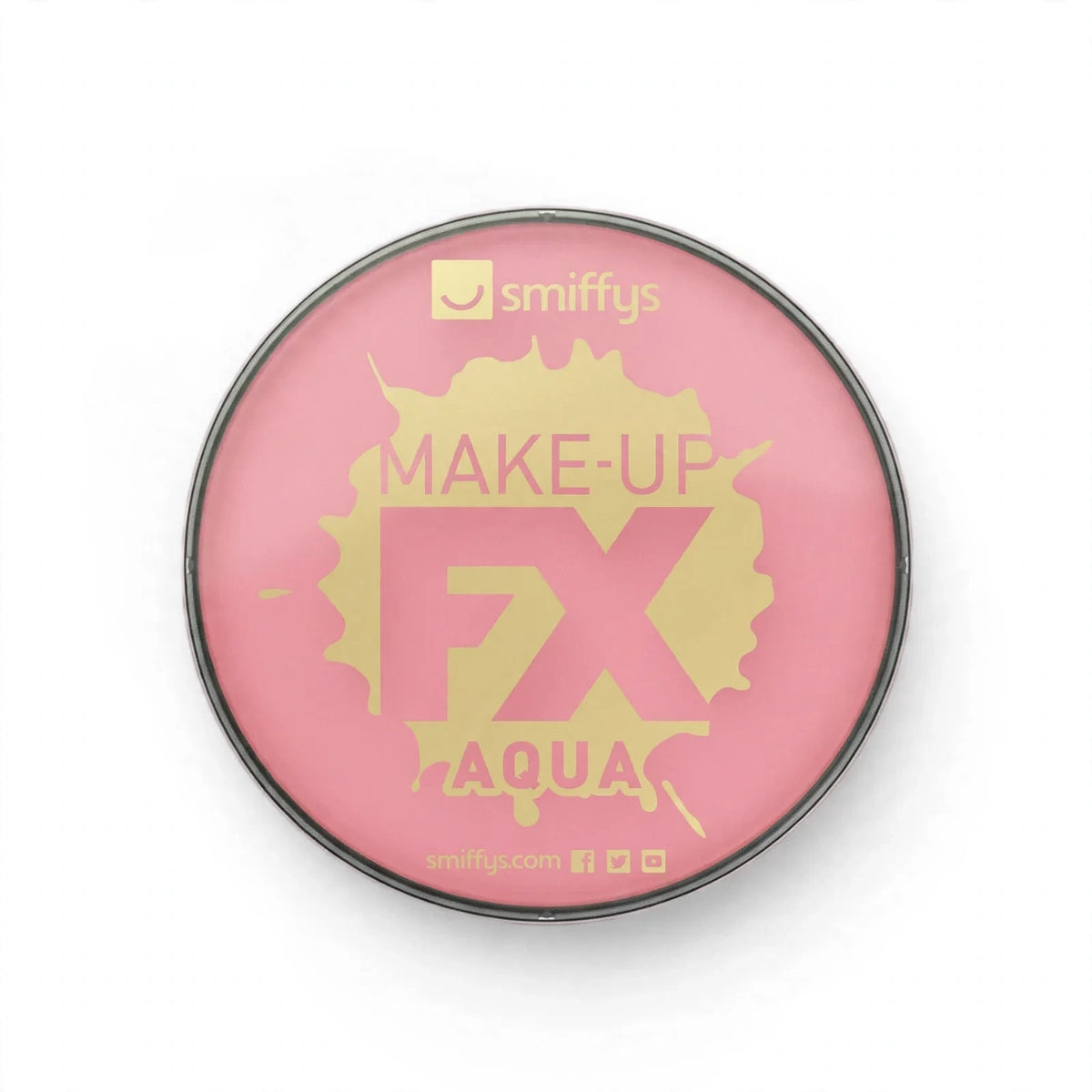 Smiffys Water Based FX Face and Body Paint in pink 16ml bottle